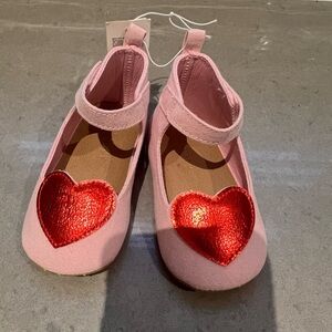 Old navy Pink Heart Kids Shoes 12-18m